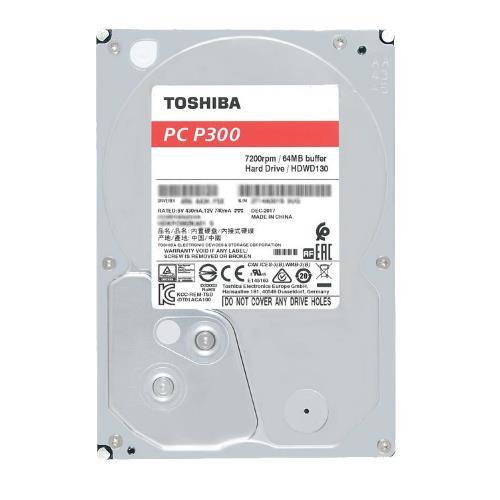 Disco duro Toshiba P300 3.5'' HDD 3TB 7200RPM SATA 6Gb/s 128MB | HDWD130UZSVA